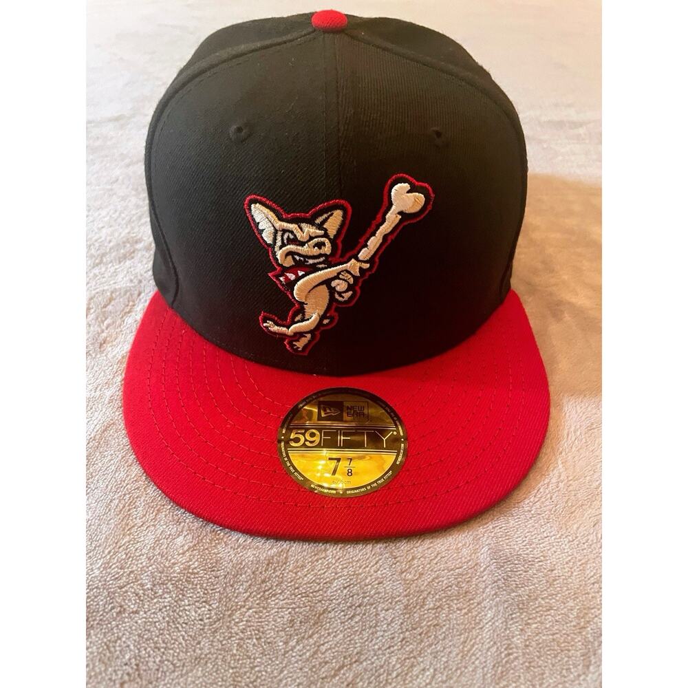 New Era Black/Red El Paso Chihuahuas Authentic Collection 59FIFTY Fitted